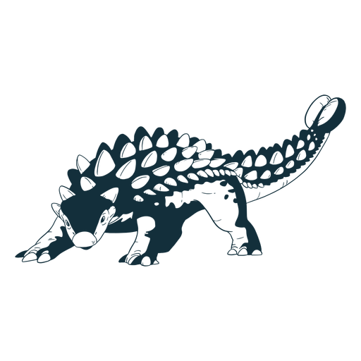 Dibujado dinosaurio ankylosaurus - Descargar PNG/SVG transparente