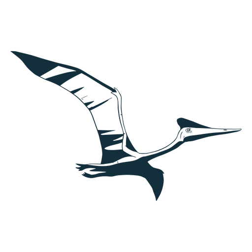 Drawn quetzalcoatlus dinosaur PNG Design