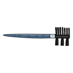Eyebrows eyelashes brush PNG Design