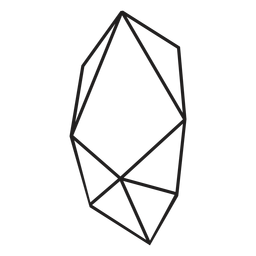 Icono de bloque de cristal