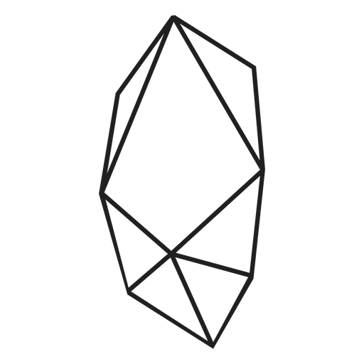 Ikonenblock aus Kristall PNG-Design