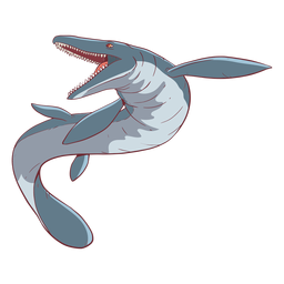 Lizard mosasaur illustration PNG Design