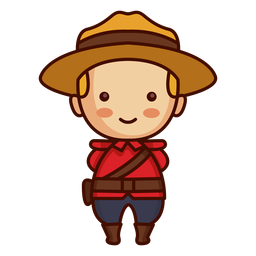 Período colonial del hombre Diseño PNG