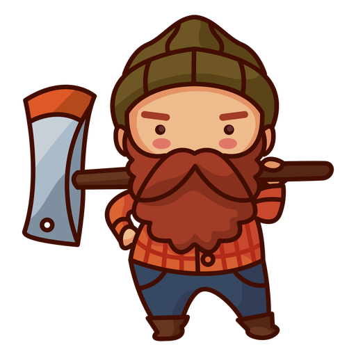 Man with axe canada - Transparent PNG & SVG vector file