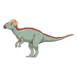 Ilustración de dinosaurio Pachycephalosaurus Diseño PNG