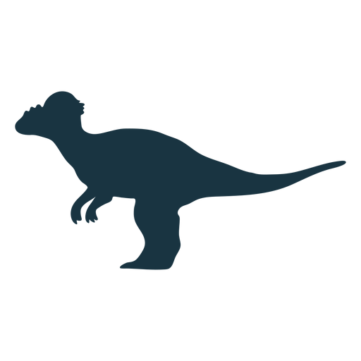 Silueta de dinosaurio Pachycephalosaurus Diseño PNG