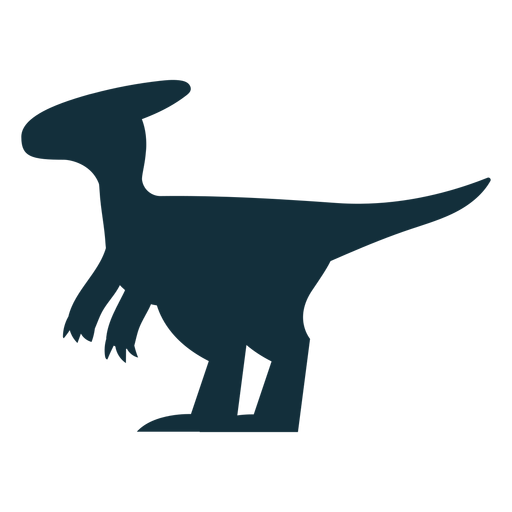 Silhueta de Parasaurolophus dino Desenho PNG