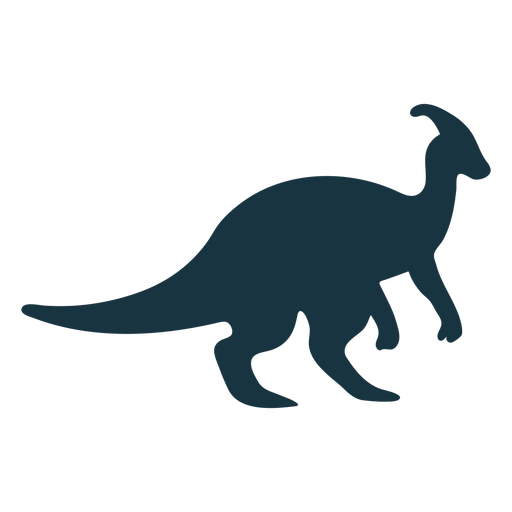 Silhueta de dinossauro Parasaurolophus Desenho PNG