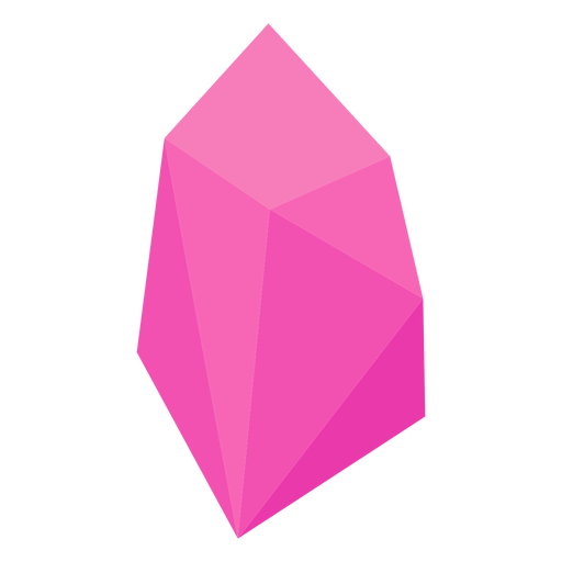 Joia de cristal rosa Desenho PNG