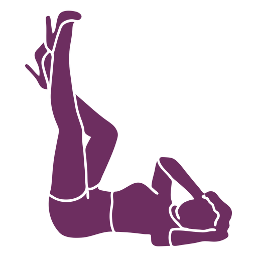 Pinup girl silhouette
