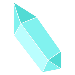 Ponta pontuda cristais azuis Transparent PNG