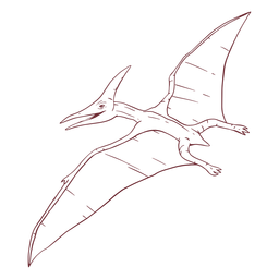 Download Pterodactyl Dinosaur Drawn Transparent Png Svg Vector File