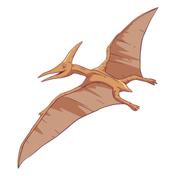 Design PNG E SVG De Dinossauro Pterodáctilo Desenhado Para Camisetas