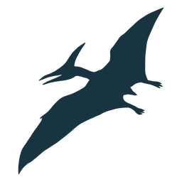 Baby Pterodactyl Dinosaur Color Stroke PNG & SVG Design For T-Shirts