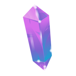 Purple Crystal Awesome PNG & SVG Design For T-Shirts