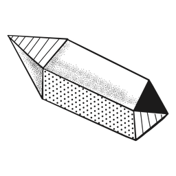 Kristallseite mit scharfer Spitze PNG-Design