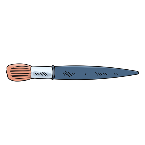 Side view foundation brush PNG Design