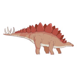 Ilustração do dinossauro estegossauro Desenho PNG
