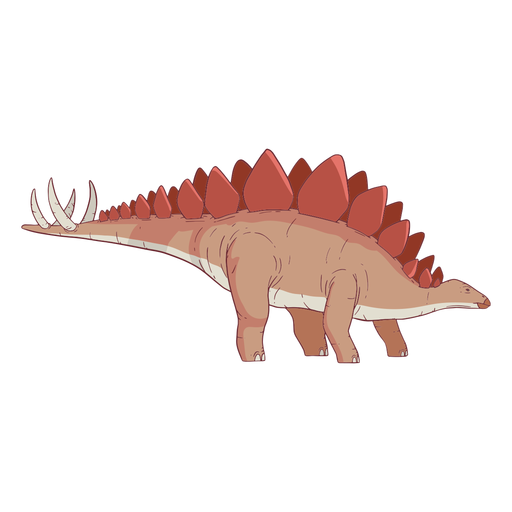 Ilustração do dinossauro estegossauro Desenho PNG