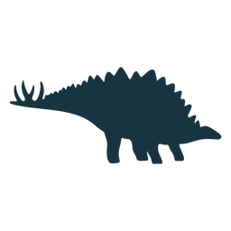 Stegosaurus dinosaur silhouette PNG Design