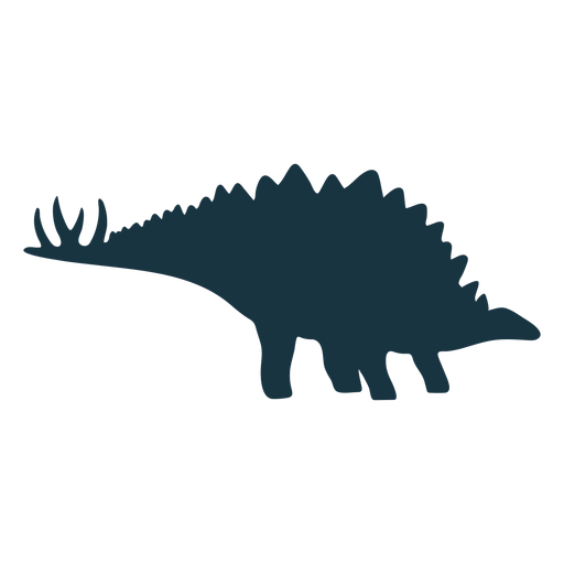 Silhueta de dinossauro estegossauro Desenho PNG