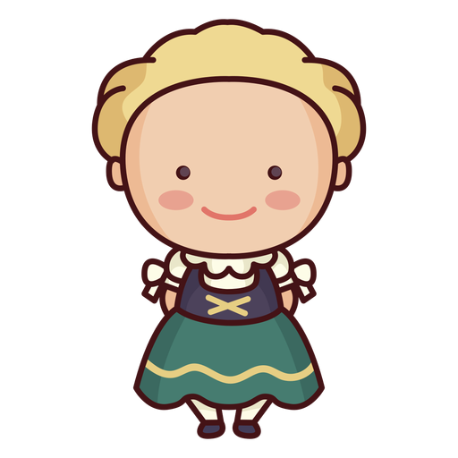 Traditional german dress - Transparent PNG & SVG vector file