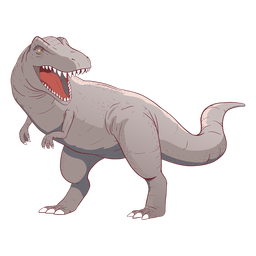 Design PNG E SVG De Dinossauro Gigante Sorridente Para Camisetas