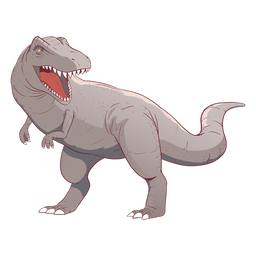 Ilustración de dinosaurio Trex Transparent PNG