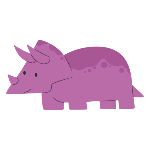Triceratops dino cute PNG Design