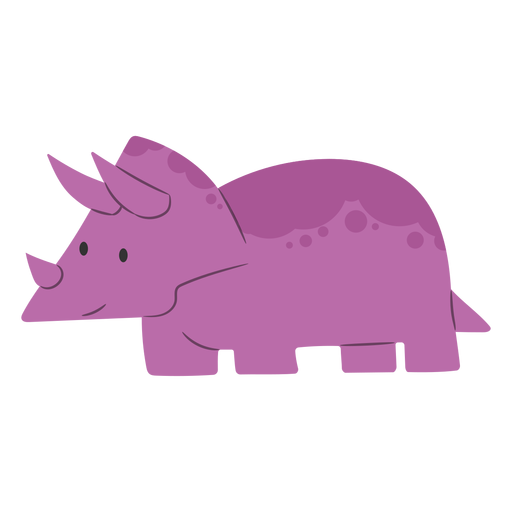 Triceratops Dino süß PNG-Design