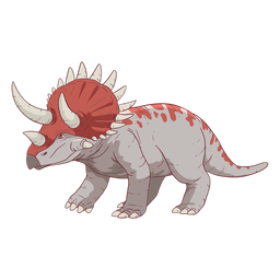 Triceratops dinosaur illustration