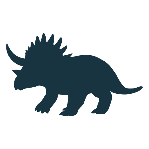Triceratops Dinosaurier Silhouette PNG-Design