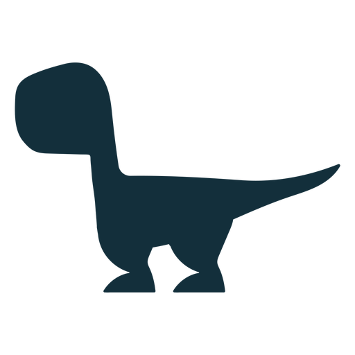 Silhueta de tiranossauro dino Desenho PNG