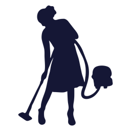 Silhueta de aspirador de pó Desenho PNG