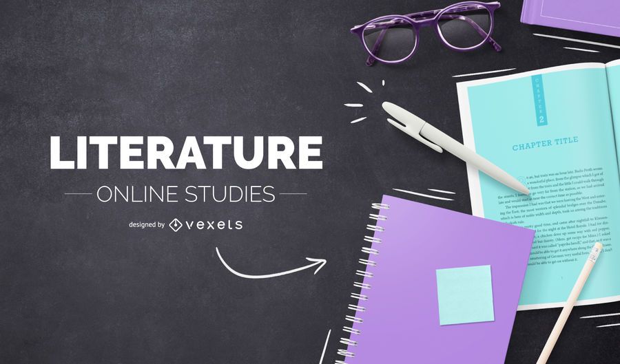 Literature online cover design Literature online cover design