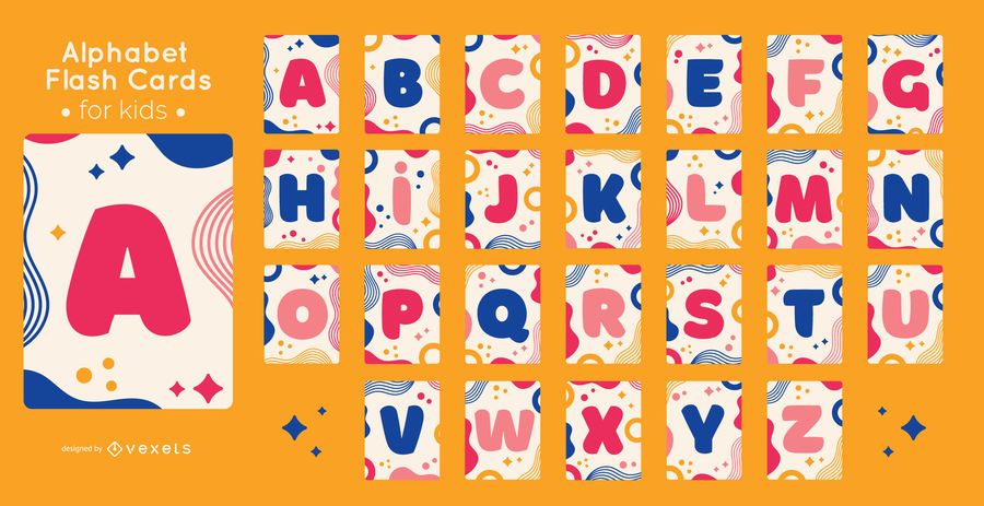 Alphabet flashcard set Alphabet flashcard set