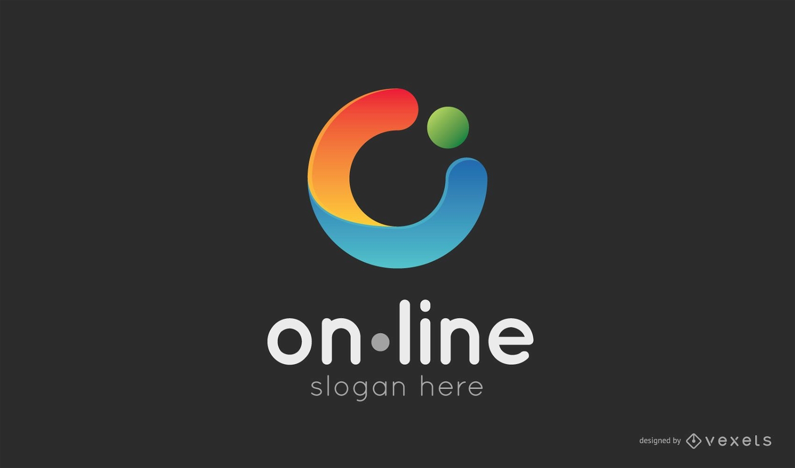Plantilla de logotipo de compras en línea