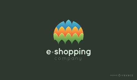 Plantilla de logotipo de compras electrónicas