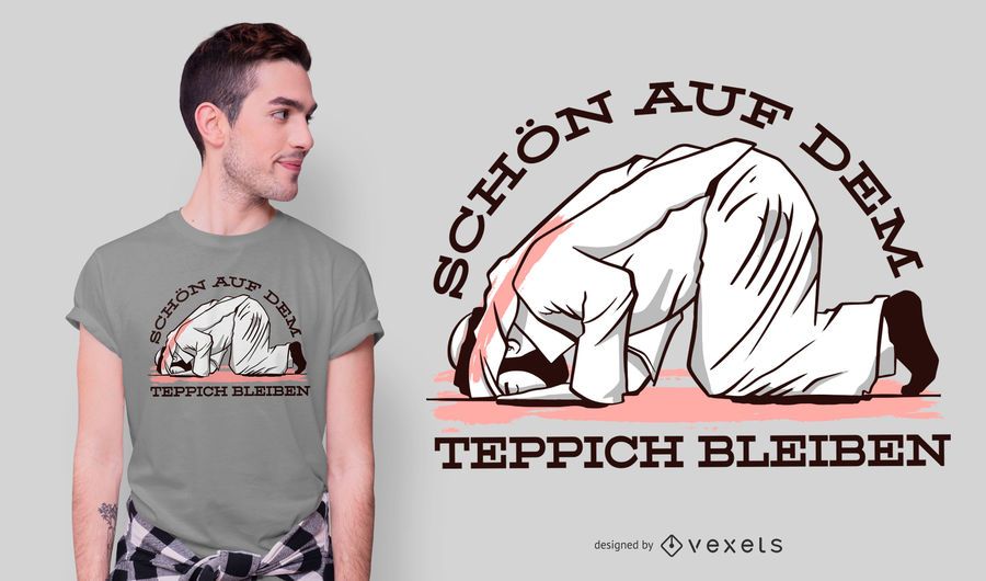 Muslim German Quote T-shirt Design Muslim German Quote T-shirt Design