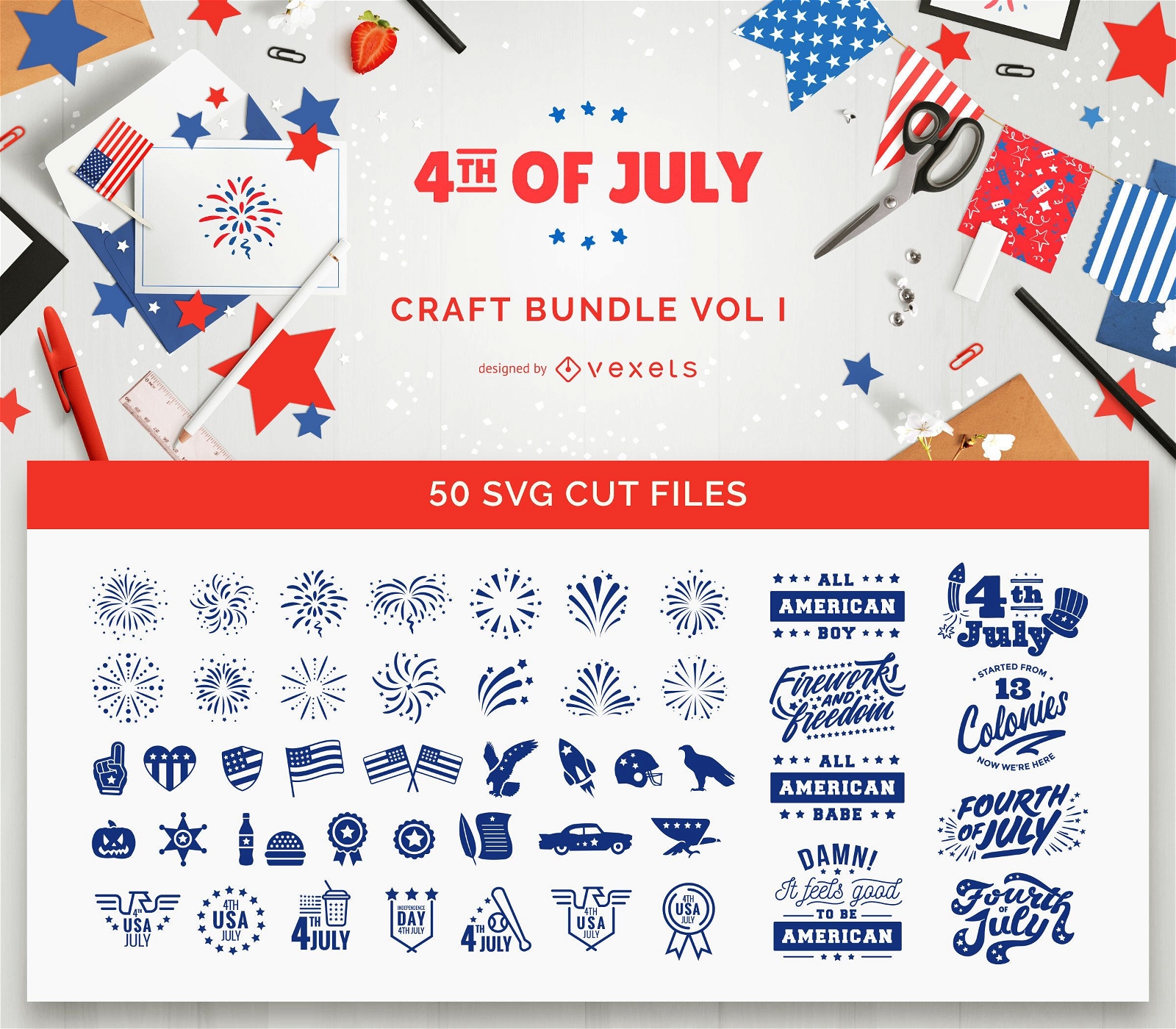 4 de julho Craft Bundle Vol I