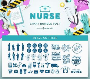 Enfermera SVG Bundle Vol I Enfermera SVG Bundle Vol I