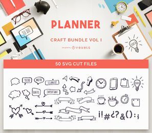 Paquete de manualidades de planificador Vol I Paquete de manualidades de planificador Vol I