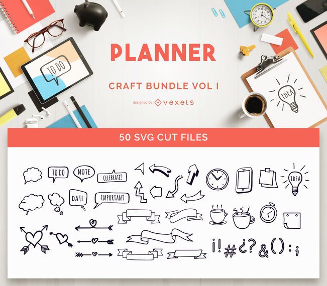 Paquete de manualidades de planificador Vol I Paquete de manualidades de planificador Vol I