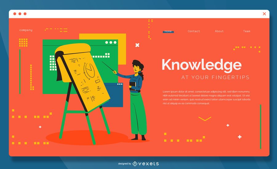Online learning landing page template Online learning landing page template