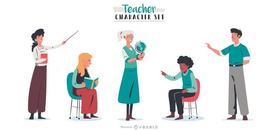 Teacher People Character Pack Teacher People Character Pack