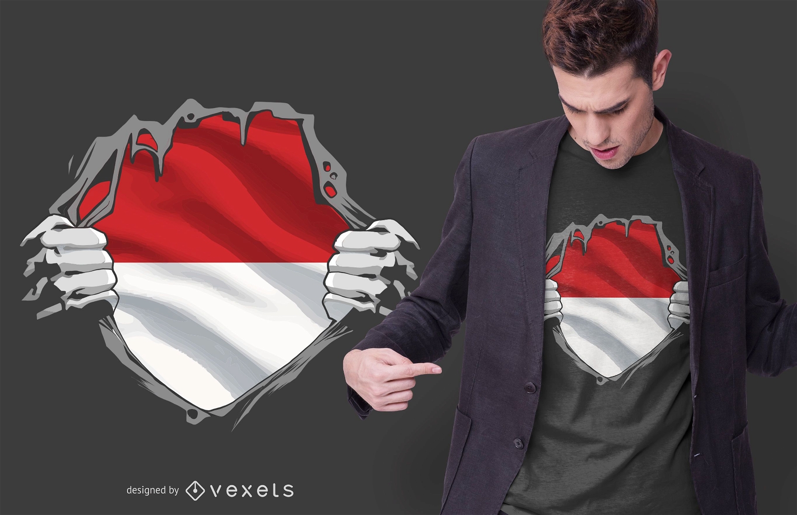 Design de camiseta indonésia