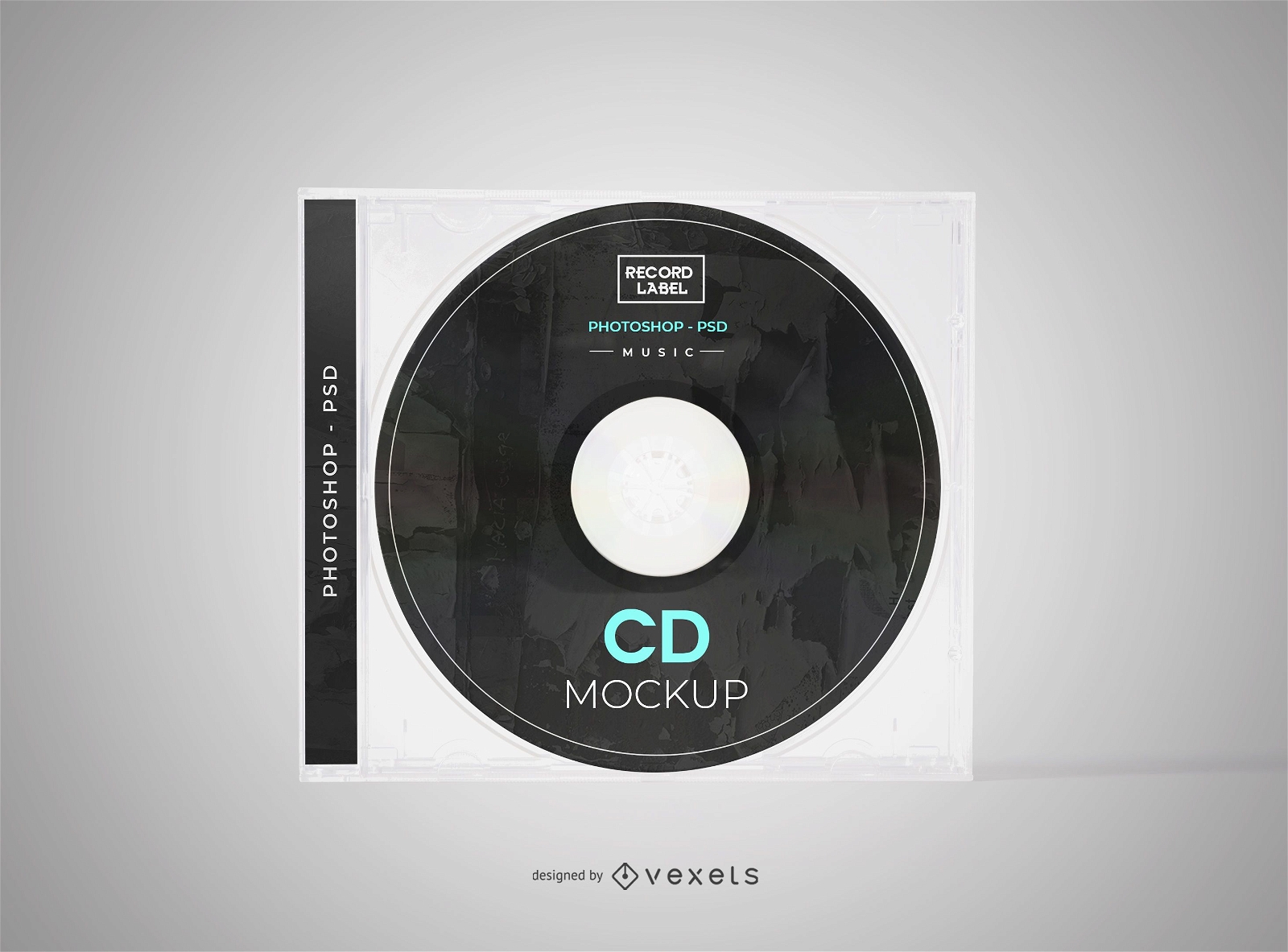 Compact Disc Cover Mockup