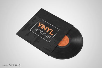 Download Isometric Vinyl Sleeve Mockup Psd Mockup Download