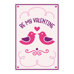 Be my valentine card