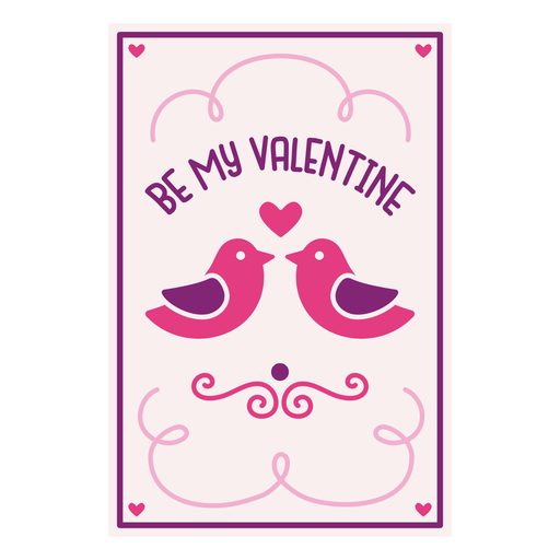 Download Be my valentine card - Transparent PNG & SVG vector file